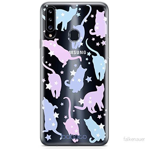 ERT GROUP mobiltelefonfodral för Samsung A20S originalt och officiellt licensierat Babaco mönster Cats 016 optimalt anpassad till formen på mobiltelefonen, gedeeltelijk transparant 5905131103680