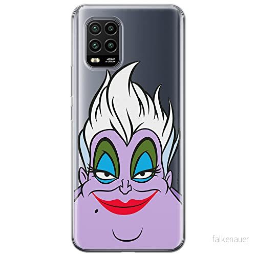 ERT GROUP mobiltelefonfodral för Xiaomi MI 10 LITE originalt och officiellt licensierat Disney mönster Ursula 002 optimalt anpassad till formen på mobiltelefonen, gedeeltelijk transparant 5903537590639