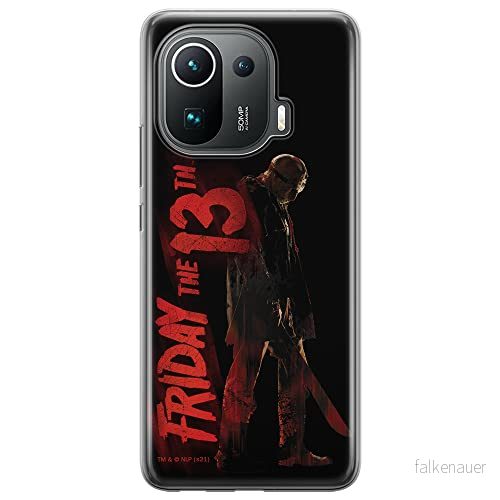 ERT GROUP mobiltelefonfodral för Xiaomi MI 11 PRO originalt och officiellt licensierat Horror mönster Friday the 13th 011 anpassad till formen på mobiltelefonen, fodral tillverkad av TPU plast 5905511105945