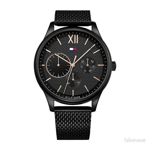 Tommy Hilfiger Sophisticated Sport Klocka, Storlek: One Size, Black 7613272249874