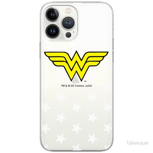 ERT GROUP mobiltelefonfodral för Huawei P30 Lite originalt och officiellt licensierat DC mönster Wonder Woman 006 Vit optimalt anpassad till formen på mobiltelefonen, gedeeltelijk transparant 5902980456677