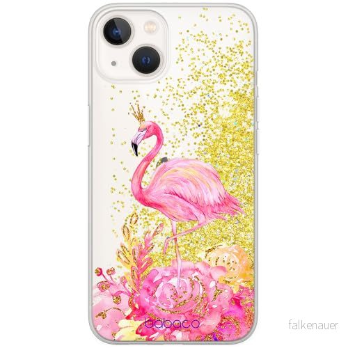 ERT GROUP mobiltelefonfodral för Apple Iphone 13 MINI originalt och officiellt licensierat Babaco mönster Flaming 006 optimalt anpassad till formen på mobiltelefonen, med glitter overflow effekt 5905131122070