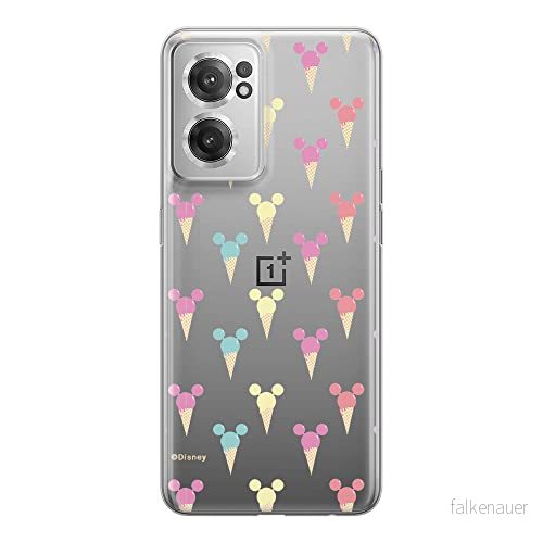 ERT GROUP mobiltelefonfodral för Oneplus NORD CE 2 originalt och officiellt licensierat Disney mönster Mickey 002 optimalt anpassad till formen på mobiltelefonen, gedeeltelijk transparant 5905511281564
