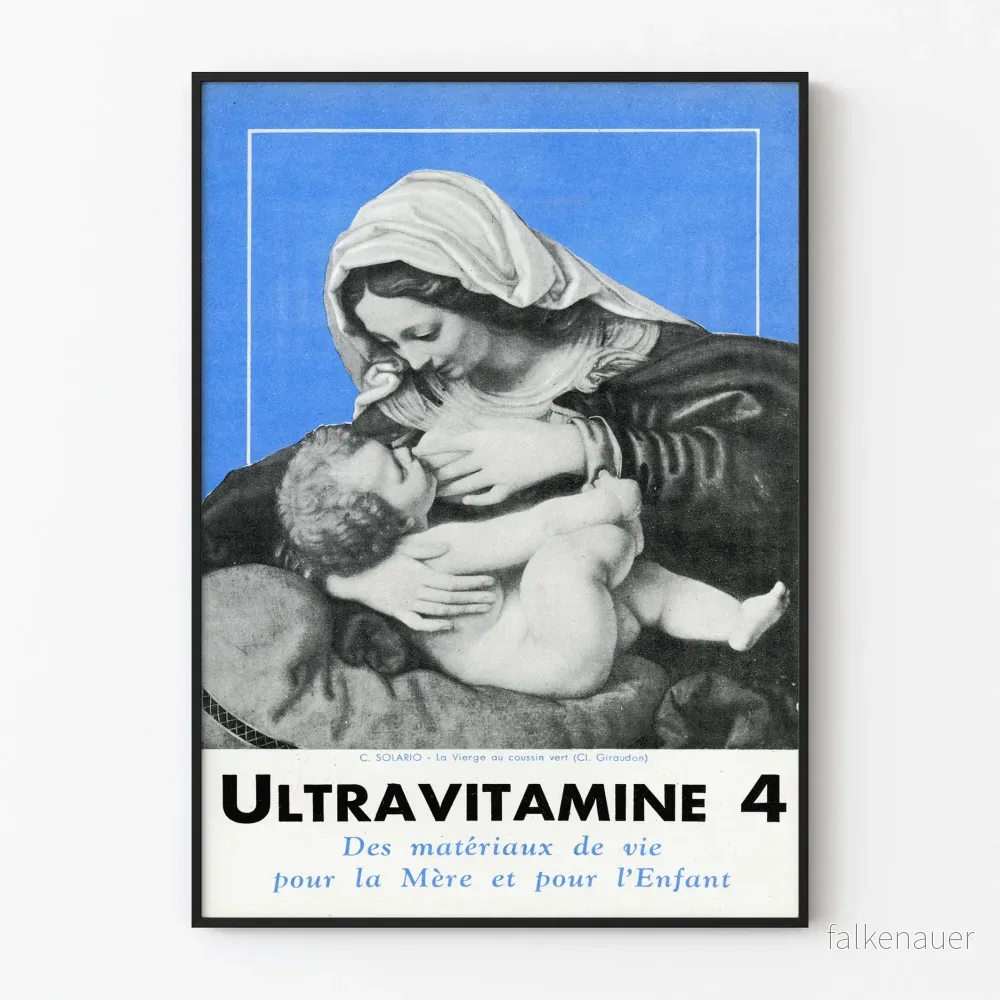 Vintageposter UltravITamine 4 – Mor och Barn Vintageposter UltravITamine 4 – Mor och Barn