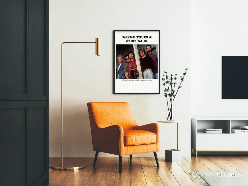 Musikposter Wayne Toups & Zydecajun för vintage väggdekoration - Bild 2