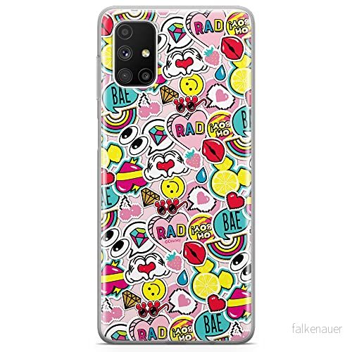 ERT GROUP mobiltelefonfodral för Samsung M51 originalt och officiellt licensierat Disney mönster Mickey & Minnie 014 optimalt anpassad till formen på mobiltelefonen, fodral tillverkad av TPU plast 5903040500767