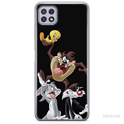 ERT GROUP mobiltelefonfodral för Samsung A22 5G originalt och officiellt licensierat Looney Tunes mönster 001 optimalt anpassad till formen på mobiltelefonen, fodral tillverkad av TPU plast 5903932828542