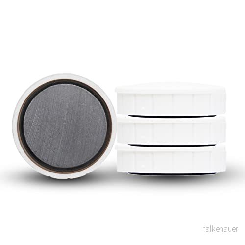 Maul Facetterand Magnet Maulpro, Rund, Slagsäker Plast, Vit, Vidhäftningsförmåga 0,17 Kg 4002390075756