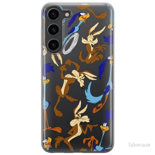 ERT GROUP mobiltelefonfodral för Samsung S23 PLUS originalt och officiellt licensierat Looney Tunes mönster 021 optimalt anpassad till formen på mobiltelefonen, gedeeltelijk transparant 5905511682828