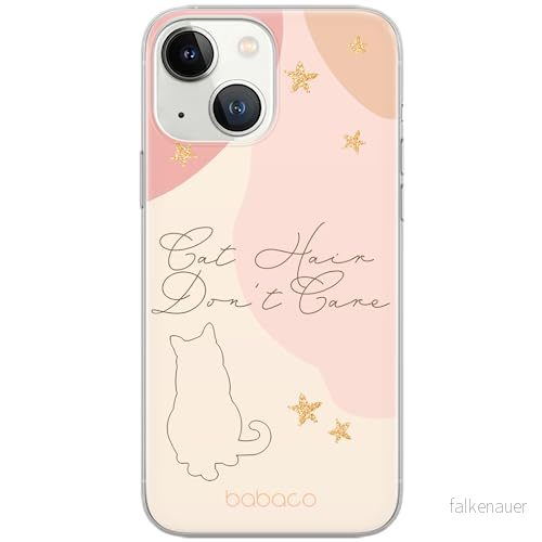 ERT GROUP mobiltelefonfodral för Iphone 13 originalt och officiellt licensierat Babaco mönster Cats 007 optimalt anpassad till formen på mobiltelefonen, fodral tillverkad av TPU plast 5905131080868
