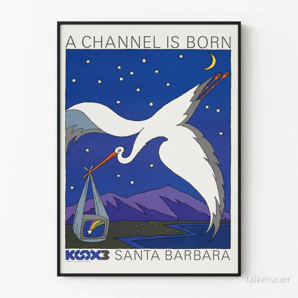 Dekorativ poster A Kanalen föds – KLOX3 Santa Barbara Dekorativ poster A Kanalen föds – KLOX3 Santa Barbara