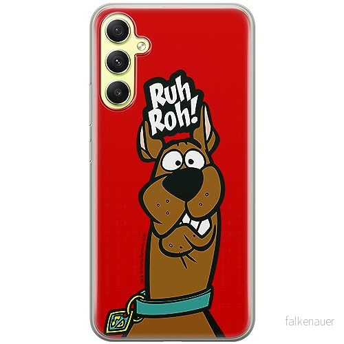 ERT GROUP mobiltelefonfodral för Samsung A34 5G originalt och officiellt licensierat Scooby Doo mönster 007 optimalt anpassad till formen på mobiltelefonen, fodral tillverkad av TPU plast 5905511790707