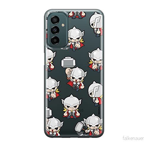ERT GROUP mobiltelefonfodral för Samsung M13 4G/M23 5G/F23 originalt och officiellt licensierat Marvel mönster Thor 007 optimalt anpassad till formen på mobiltelefonen, gedeeltelijk transparant 5905511367350