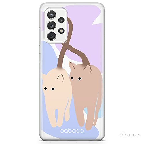 ERT GROUP mobiltelefonfodral för Samsung A72 5G originalt och officiellt licensierat Babaco mönster Cats 013 optimalt anpassad till formen på mobiltelefonen, fodral tillverkad av TPU plast 5905131109033