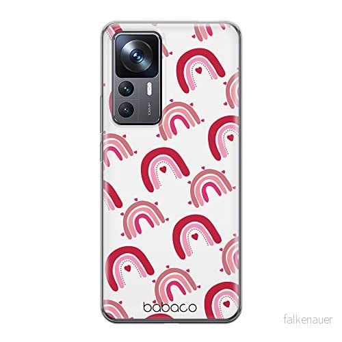 ERT GROUP mobiltelefonfodral för Xiaomi 12T/12T pro/K50 Ultra originalt och officiellt licensierat Babaco mönster Rainbow 001 optimalt anpassad till formen på mobiltelefonen, gedeeltelijk transparant 5905511581855