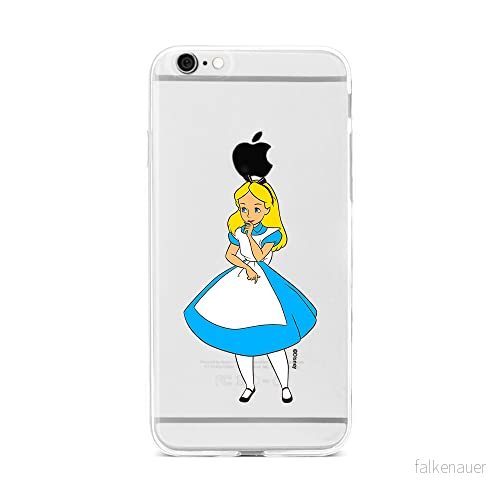 ERT GROUP mobiltelefonfodral för Iphone 6/6S originalt och officiellt licensierat Disney mönster Alice 010 optimalt anpassad till formen på mobiltelefonen, gedeeltelijk transparant 5905131193636