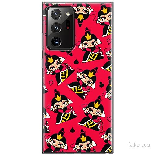 ERT GROUP mobiltelefonfodral för Samsung GALAXY NOTE 20 ULTRA originalt och officiellt licensierat Disney mönster Queen of Hearts 002, fodral tillverkad av TPU plast 5905131429094