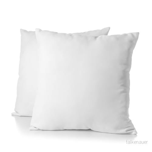 Blanrêve Set med 2 ekologiska bomullskuddar estetisk fluffig komfort 60 x cm tillverkad i Frankrike 3245841680210