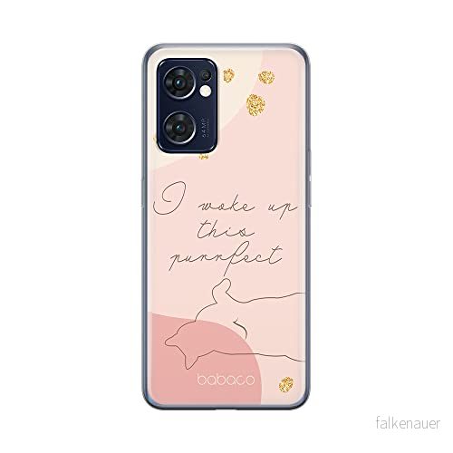 ERT GROUP mobiltelefonfodral för Oppo RENO 7 5G originalt och officiellt licensierat Babaco mönster Cats 008 optimalt anpassad till formen på mobiltelefonen, fodral tillverkad av TPU plast 5905511316600
