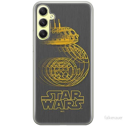 ERT GROUP mobiltelefonfodral för Samsung A34 5G originalt och officiellt licensierat Star Wars mönster BB 8 007 optimalt anpassad till formen på mobiltelefonen, fodral tillverkad av TPU plast 5905511777838
