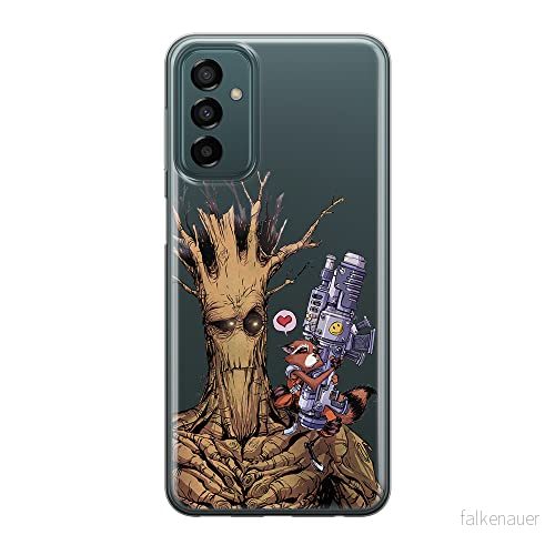 ERT GROUP mobiltelefonfodral för Samsung M13 4G/M23 5G/F23 originalt och officiellt licensierat Marvel mönster Guardians of the Galaxy 001, gedeeltelijk transparant 5905511360092