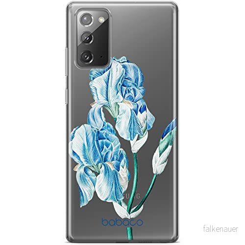 ERT GROUP mobiltelefonfodral för Samsung GALAXY NOTE 20 originalt och officiellt licensierat Babaco mönster Flowers 025 optimalt anpassad till formen på mobiltelefonen, gedeeltelijk transparant 5905131254795