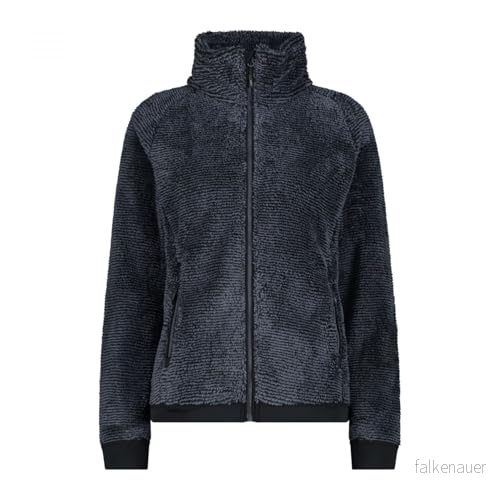 CMP Highloft fleecejacka för kvinnor, titan svart, 48 8050243189491
