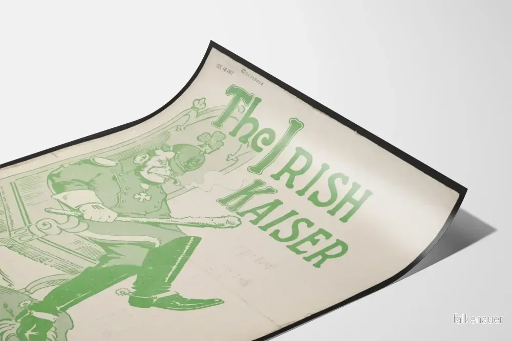Vintageposter The Irish Kaiser i grönt - Bild 3