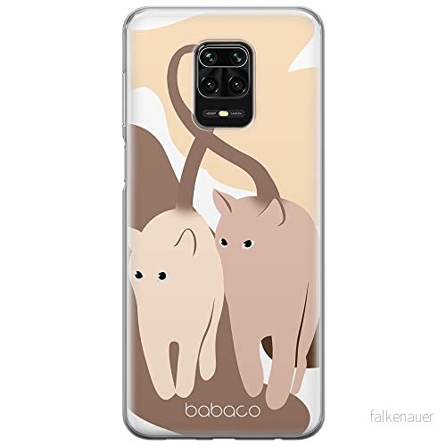 ERT GROUP mobiltelefonfodral för Xiaomi REDMI NOTE 9 PRO/ 9S originalt och officiellt licensierat Babaco mönster Cats 002 anpassad till formen på mobiltelefonen, fodral tillverkad av TPU plast 5905131085405
