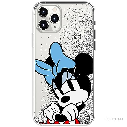 ERT GROUP mobiltelefonfodral för Apple Iphone 11 PRO MAX originalt och officiellt licensierat Disney mönster Minnie 077 optimalt anpassad till formen på mobiltelefonen, med glitter overflow effekt 5905795029432