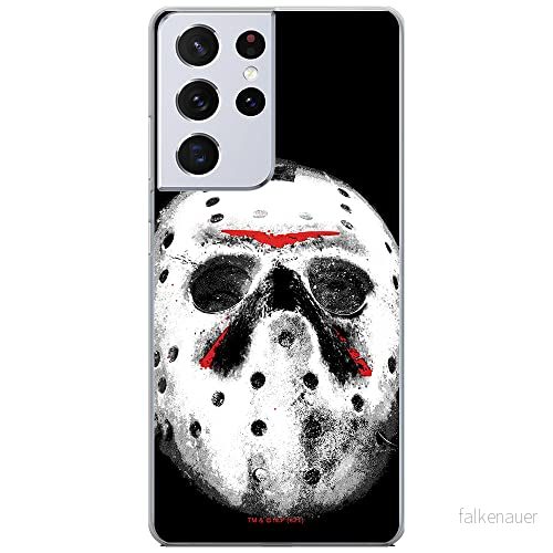 ERT GROUP mobiltelefonfodral för Samsung S21 ULTRA originalt och officiellt licensierat Horror mönster Friday the 13th 015 anpassad till formen på mobiltelefonen, fodral tillverkad av TPU plast 5905511115531