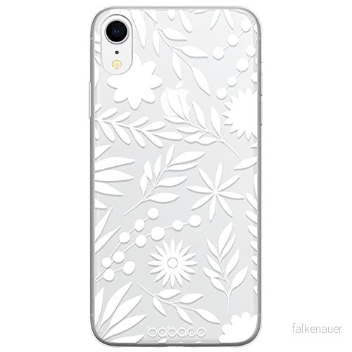 ERT GROUP mobiltelefonfodral för Iphone XR originalt och officiellt licensierat Babaco mönster Flowers 023 optimalt anpassad till formen på mobiltelefonen, gedeeltelijk transparant 5904805805677