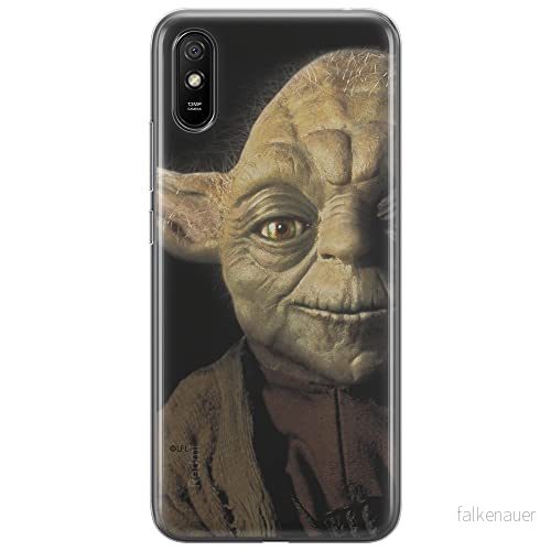 ERT GROUP mobiltelefonfodral för Xiaomi REDMI 9A originalt och officiellt licensierat Star Wars mönster Yoda 004 optimalt anpassad till formen på mobiltelefonen, fodral tillverkad av TPU plast 5903040299593