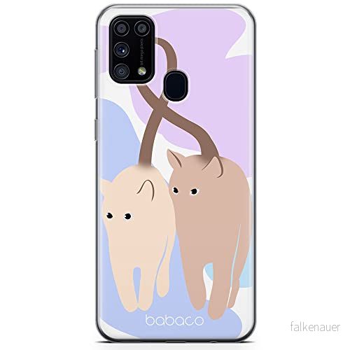 ERT GROUP mobiltelefonfodral för Samsung M31 originalt och officiellt licensierat Babaco mönster Cats 013 optimalt anpassad till formen på mobiltelefonen, fodral tillverkad av TPU plast 5905131108371