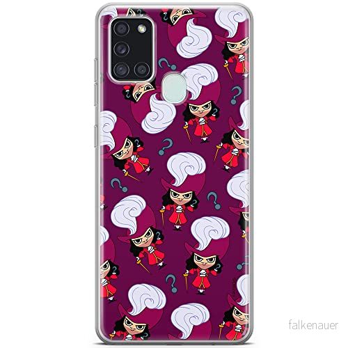 ERT GROUP mobiltelefonfodral för Samsung A21s originalt och officiellt licensierat Disney mönster James Hook 002 optimalt anpassad till formen på mobiltelefonen, fodral tillverkad av TPU plast 5905131447746