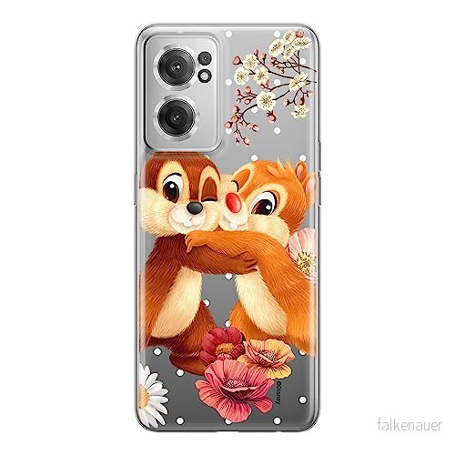 ERT GROUP mobiltelefonfodral för Oneplus NORD CE 2 originalt och officiellt licensierat Disney mönster Chip & Dale 003 optimalt anpassad till formen på mobiltelefonen, gedeeltelijk transparant 5905511296506