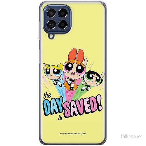 ERT GROUP mobiltelefonfodral för Samsung M53 5G originalt och officiellt licensierat The Powerpuff Girls mönster 031, fodral tillverkad av TPU plast 5905511977160