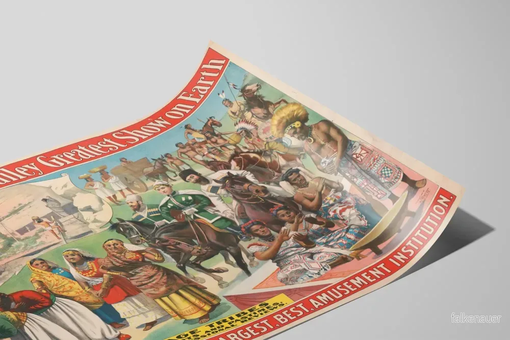 Vintageaffisch Barnum & Bailey Greatest Show on Earth – Kulturväggdekoration - Bild 2