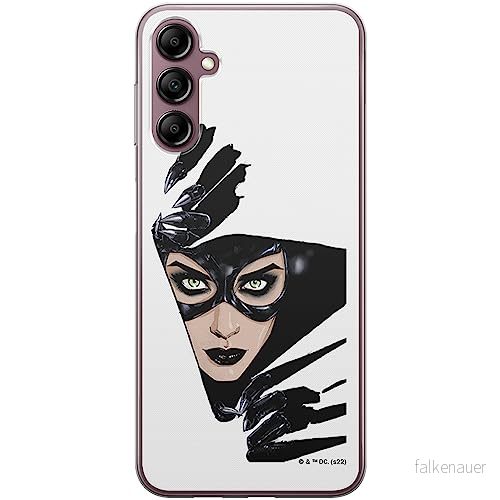 ERT GROUP mobiltelefonfodral för Samsung A14 4G/5G originalt och officiellt licensierat DC mönster Catwoman 008 optimalt anpassad till formen på mobiltelefonen, fodral tillverkad av TPU plast 5905511828578