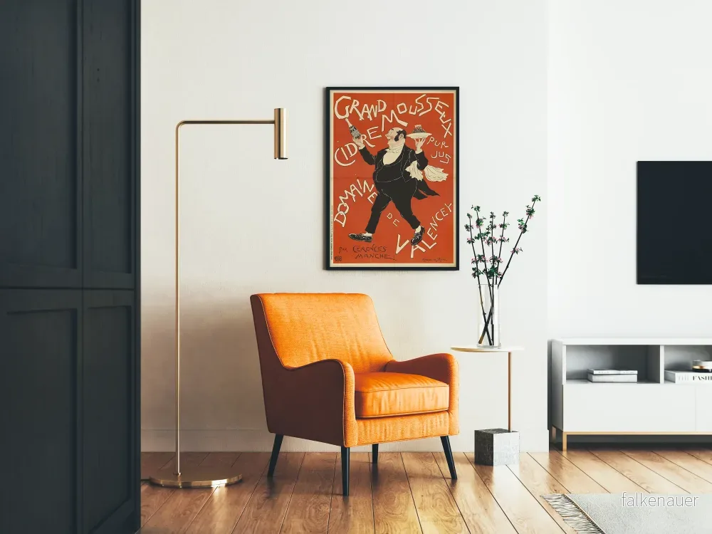 Vintageposter för Grand Cidre Mousseux Domaine de Valencey - Bild 2