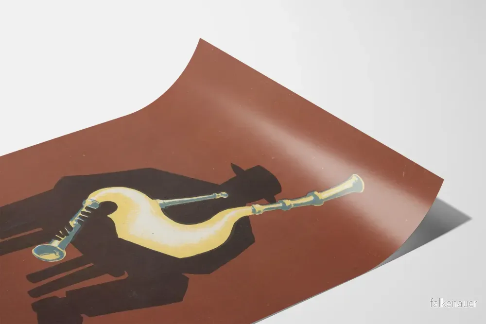 Dekorativ poster Jazz och Musik Flatulence - Bild 3