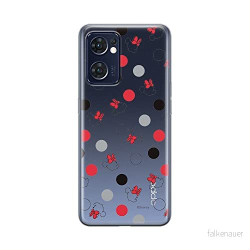 ERT GROUP mobiltelefonfodral för Oppo RENO 7 5G originalt och officiellt licensierat Disney mönster Minnie 004 optimalt anpassad till formen på mobiltelefonen, gedeeltelijk transparant 5905511308575