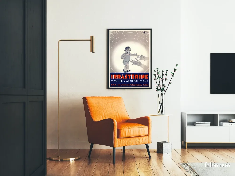 Vintage reklamposter Irrastérine D-vitamin - Bild 2