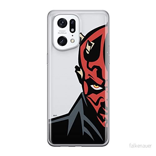 ERT GROUP mobiltelefonfodral för Oppo FIND X5 PRO originalt och officiellt licensierat Star Wars mönster Darth Maul 003 optimalt anpassad till formen på mobiltelefonen, gedeeltelijk transparant 5905511407223