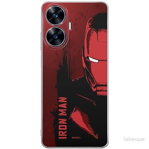 ERT GROUP mobiltelefonfodral för Realme C55 originalt och officiellt licensierat Marvel mönster Iron Man 004 optimalt anpassad till formen på mobiltelefonen, fodral tillverkad av TPU plast 5905511857905