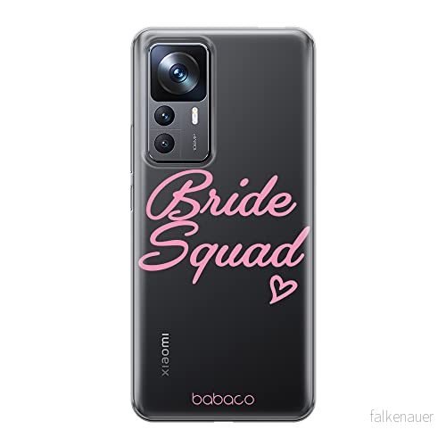 ERT GROUP mobiltelefonfodral för Xiaomi 12T/12T pro/K50 Ultra originalt och officiellt licensierat Babaco mönster Bride Squad 001 anpassad till formen på mobiltelefonen, gedeeltelijk transparant 5905511584054