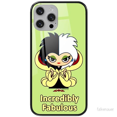 ERT GROUP mobiltelefonfodral för Apple Iphone 13 originalt och officiellt licensierat Disney mönster Cruella 006 tillverkad av härdat glas, skyddsfodral 5905131491077