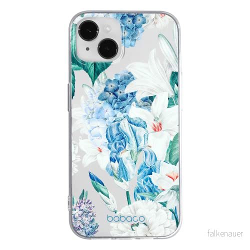 ERT GROUP mobiltelefonfodral för Apple Iphone 14 originalt och officiellt licensierat Babaco mönster Flowers 026 optimalt anpassad till formen på mobiltelefonen, gedeeltelijk transparant 5905131885401