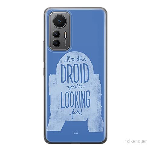 ERT GROUP mobiltelefonfodral för Xiaomi 12 LITE originalt och officiellt licensierat Star Wars mönster R2D2 006 optimalt anpassad till formen på mobiltelefonen, fodral tillverkad av TPU plast 5905511507190
