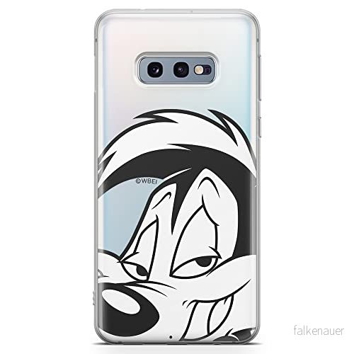 ERT GROUP mobiltelefonfodral för Samsung S10e originalt och officiellt licensierat Looney Tunes mönster Pepe Le Pew 001 optimalt anpassad till formen på mobiltelefonen, gedeeltelijk transparant 5903040916537